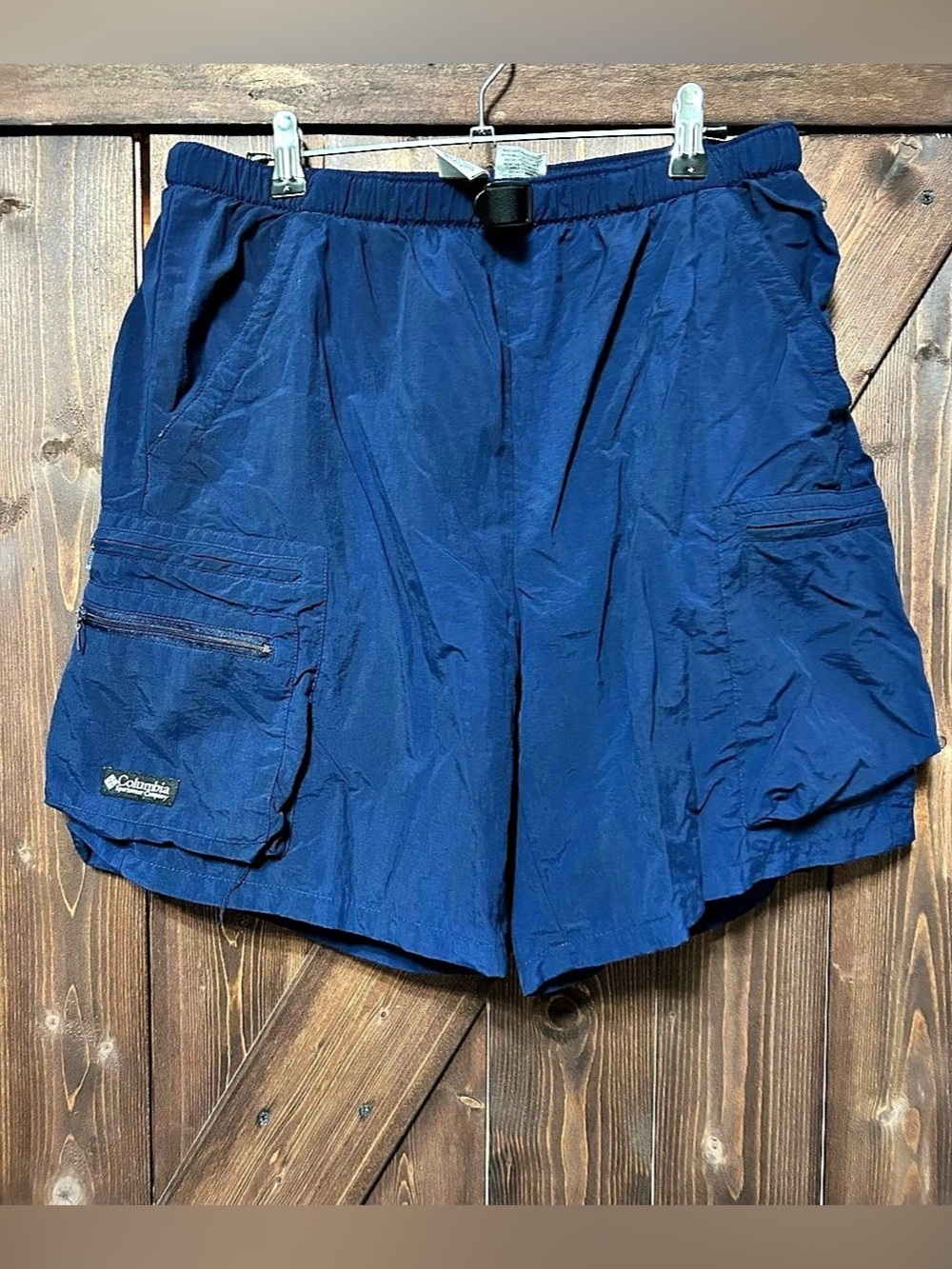 Columbia Silver Ridge Cargo Shorts Men's Cargo Shorts Blue Size Large